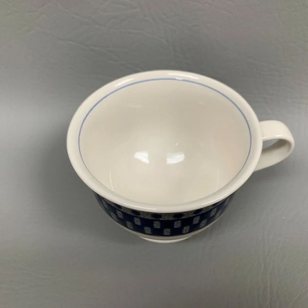 Mikasa Potter's Touch Aztec‎ Blue Coffee Cup CB009
